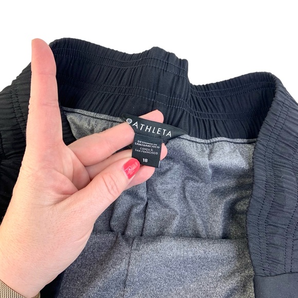 Athleta Lined Camo Jogger Pants in Black - Picture 3 of 6